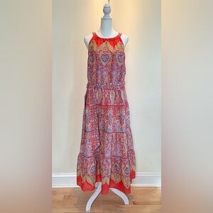 Talbots Tiered Halter Maxi‎ Dress